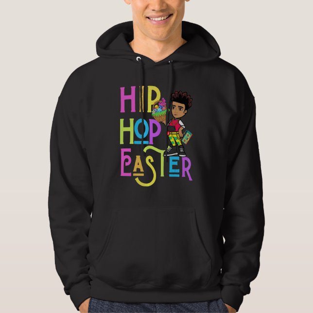 Easter Hip Hop Dance Love Dab Holiday Funny Kids B Hoodie (Front)