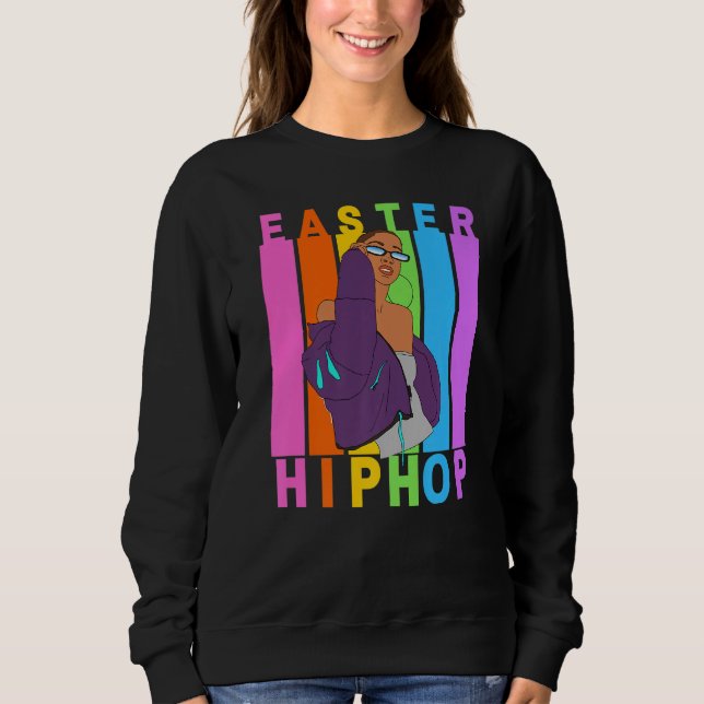 Easter Hip Hop Dance Love Dab Holiday Funny Kids B Sweatshirt (Front)
