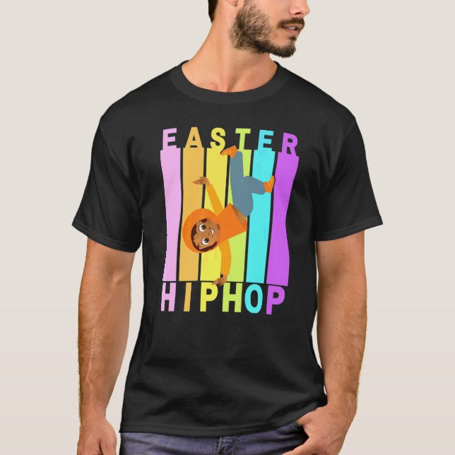 Easter Hip Hop Dance Love Dab Holiday Funny Kids B T-Shirt (Front)