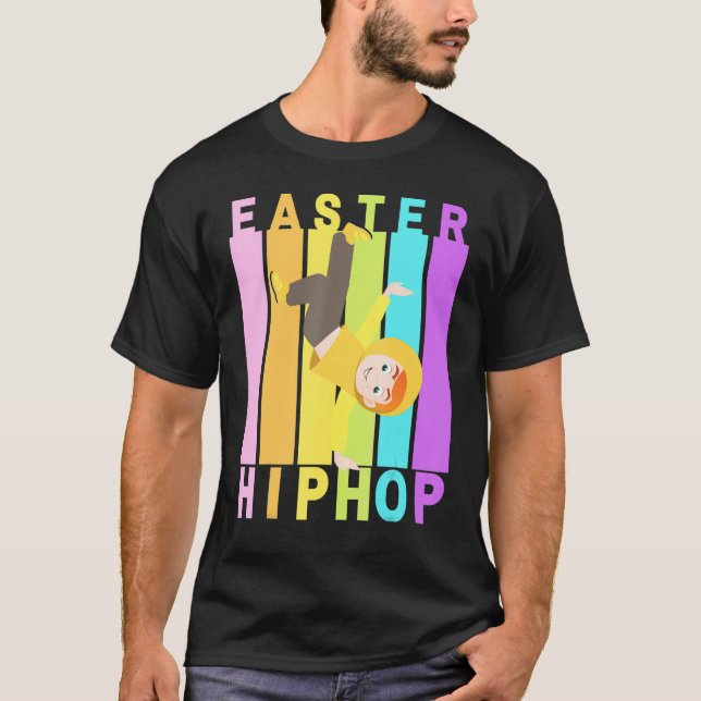Easter Hip Hop Dance Love Dab Holiday Funny Kids B T-Shirt (Front)