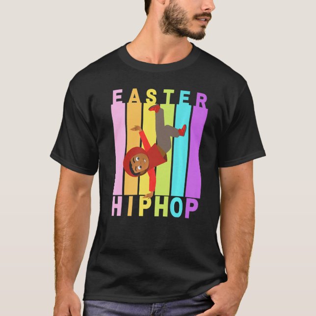 Easter Hip Hop Dance Love Dab Holiday Funny Kids B T-Shirt (Front)