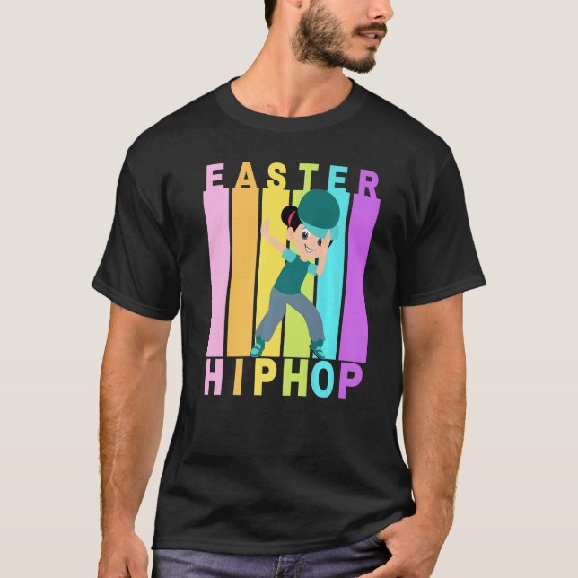 Easter Hip Hop Dance Love Dab Holiday Funny Kids B T-Shirt (Front)