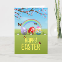 Easter Holiday Greeting Card