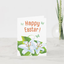 Easter Holiday Greeting Card