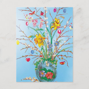 Easter - holiday postcard