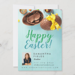Easter Holidays Realtor Greeting Postcard