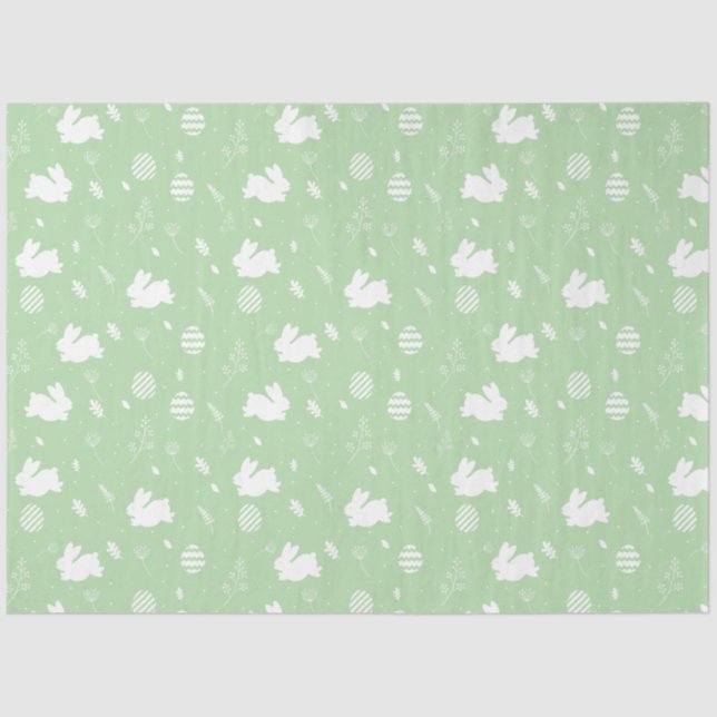 Easter Hop – Bunny Silhouettes Tissue Paper (Front)