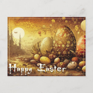 Easter hope in an apocalyptic world holiday postcard