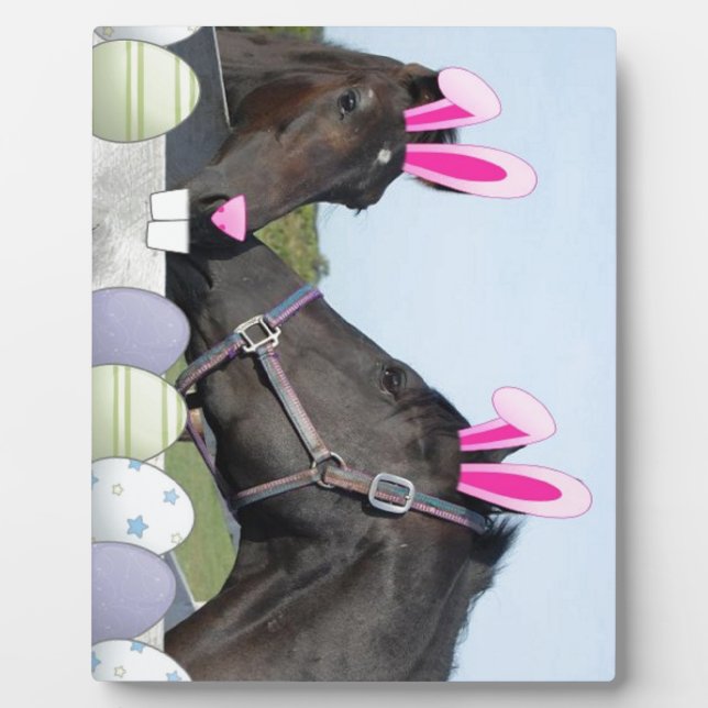 Easter Horse and Poney Plaque (Front)