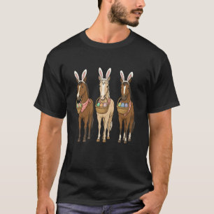 Easter Horses Eggs Equestrian Women Girls Kids Men T-Shirt