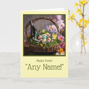 Easter Humour with Customisable Name Personalise  Card