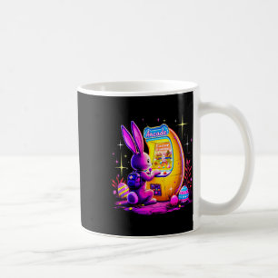 Easter Hunt Arcade - Bunny Gamer Retro 80s Style Coffee Mug