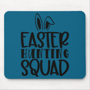 Easter hunting squad t shirt  mouse pad
