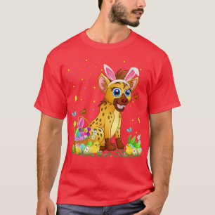 Easter Hyena Bunny Egg Hunting Hyena Easter Sunday T-Shirt