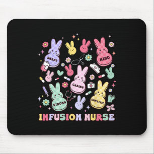 Easter Infusion Nurse Bunny Paediatrics Chemo Hem Mouse Pad