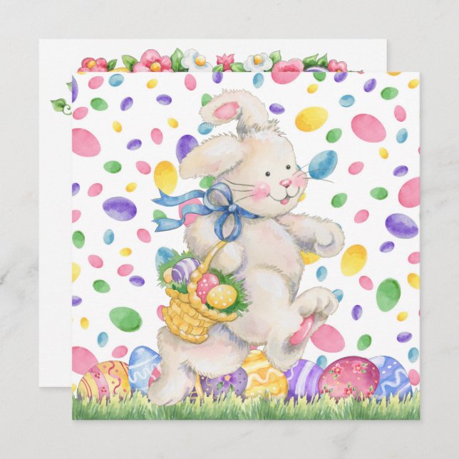 Easter Invitation (Egg Hunt) (Front/Back)