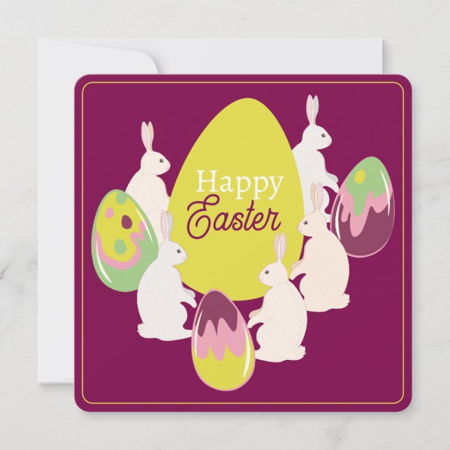 Easter invitation. invitation (Front)