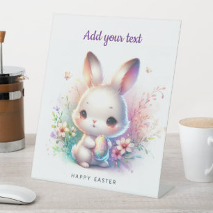 Easter is a day to shine! pedestal sign
