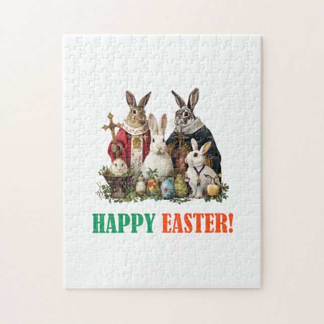 Easter is Coming! Joyful Easter Jigsaw Puzzle (Vertical)