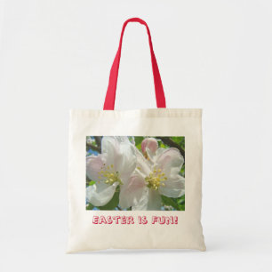 Easter is Fun! Tote Bags Easter Candy Eggs Baskets