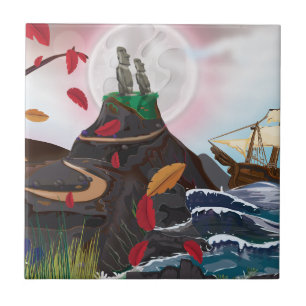 Easter Island Adventure Tile