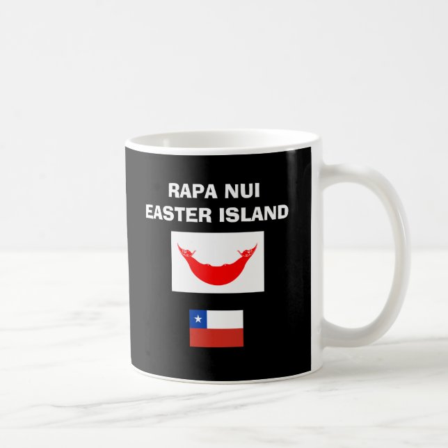 EASTER ISLAND* Bold RN / RAPA NUI  Coffee Mug (Right)