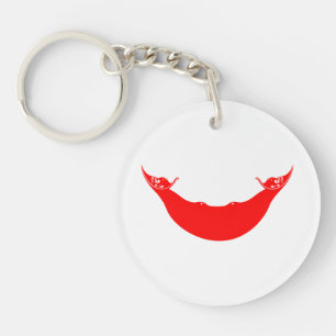 Easter Island Flag Key Ring
