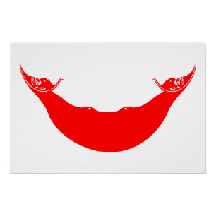 Easter Island Flag Poster