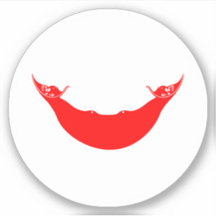 Easter Island Flag Round Sticker