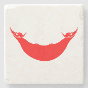 Easter Island Flag Stone Coaster