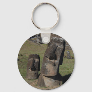 Easter Island Heads Key Ring