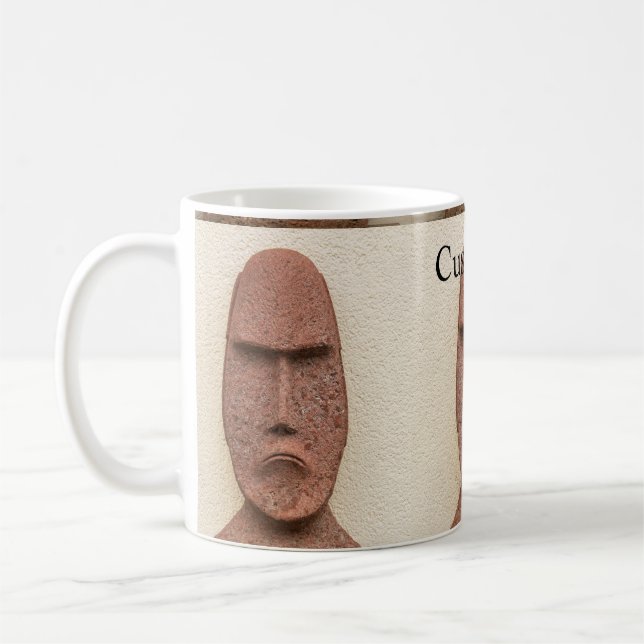 Easter Island Moai Head Thunder_Cove  Coffee Mug (Left)