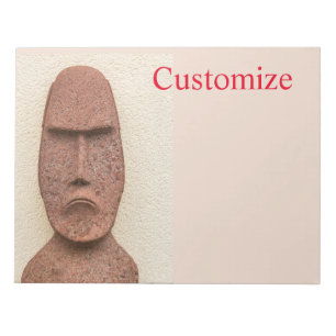 Easter Island Moai Head Thunder_Cove Notepad