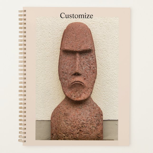 Easter Island Moai Head Thunder_Cove Planner (Front)