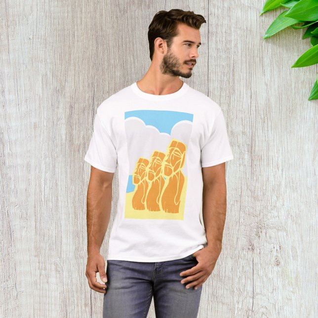 Easter Island Moai Heads Historic Site T-Shirt (Creator Uploaded)