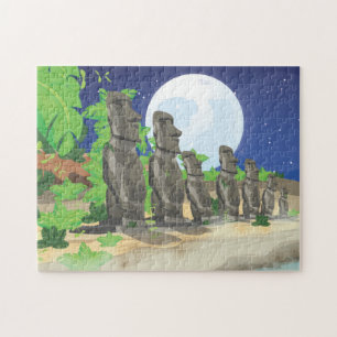 Easter Island Moai Jigsaw Puzzle