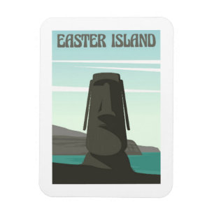 Easter Island Moai Travel Souvenir Magnet