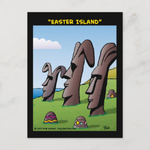 "Easter Island" Postcard
