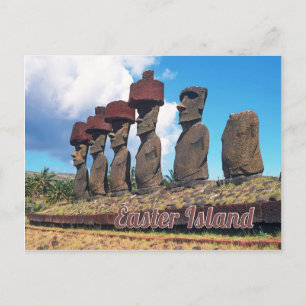 Easter island (Rapa Nui) Chile Postcard