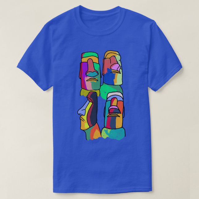 Easter island statues T-Shirt (Design Front)