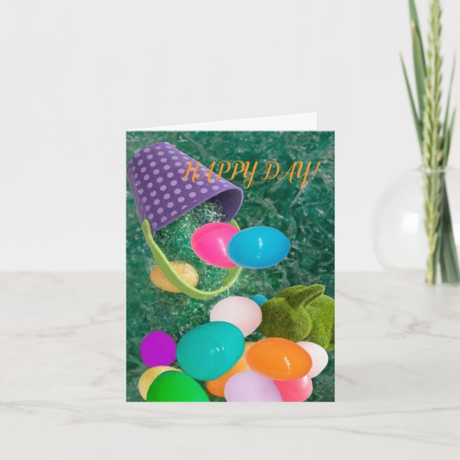 EASTER ITS EASTER HAVE A HAPPY DAY! CARD (Front)