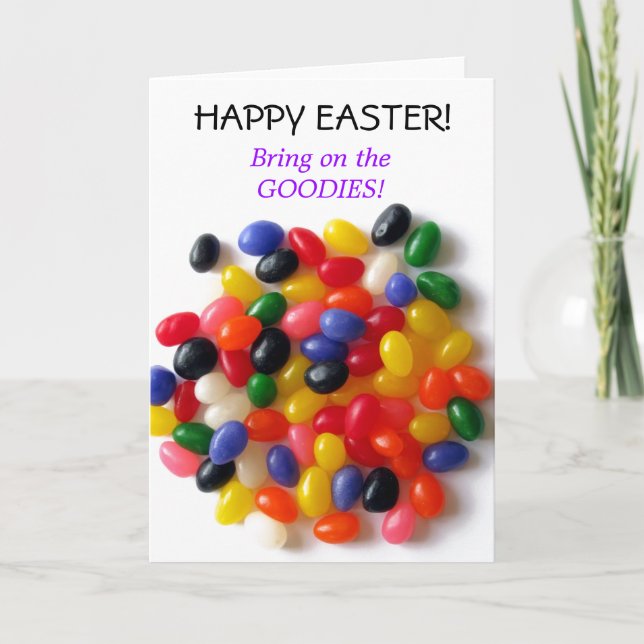 Easter Jelly Beans Card (Front)