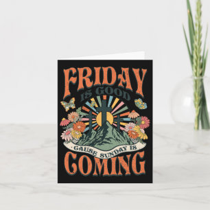 Easter Jesus Christian Friday Is Good Cause Sunday Card
