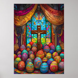 Easter Jesus Church Resurrection Poster