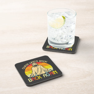 Easter Jesus Guess Whos Back Religious Christian Coaster