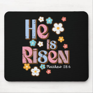 Easter Jesus He Is Risen Christian Faith Girls Kid Mouse Pad
