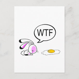 Easter Joke Bunny Holiday Postcard