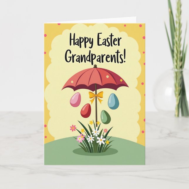 Easter Joy Grandparents Card (Front)