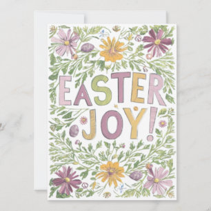 EASTER JOY HOLIDAY CARD