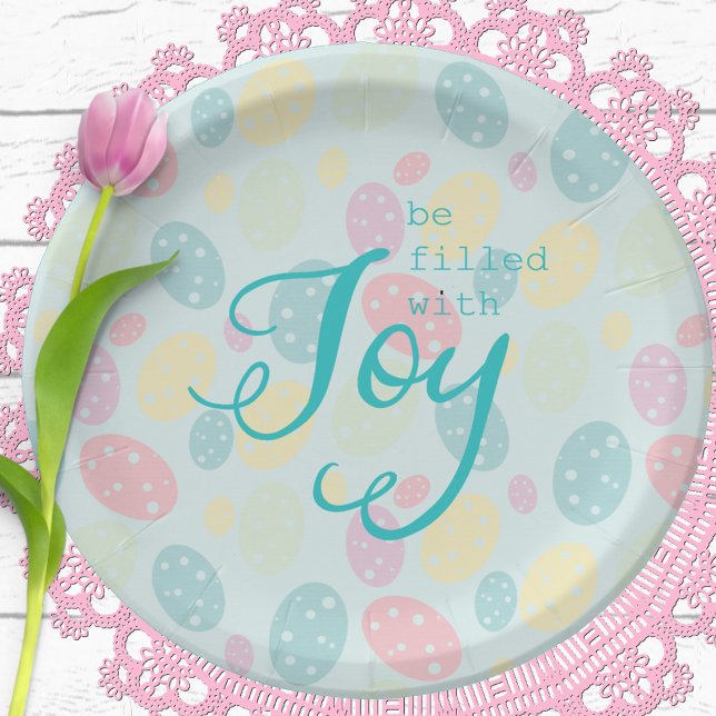 Easter Joy Paper Plates (Creator Uploaded)